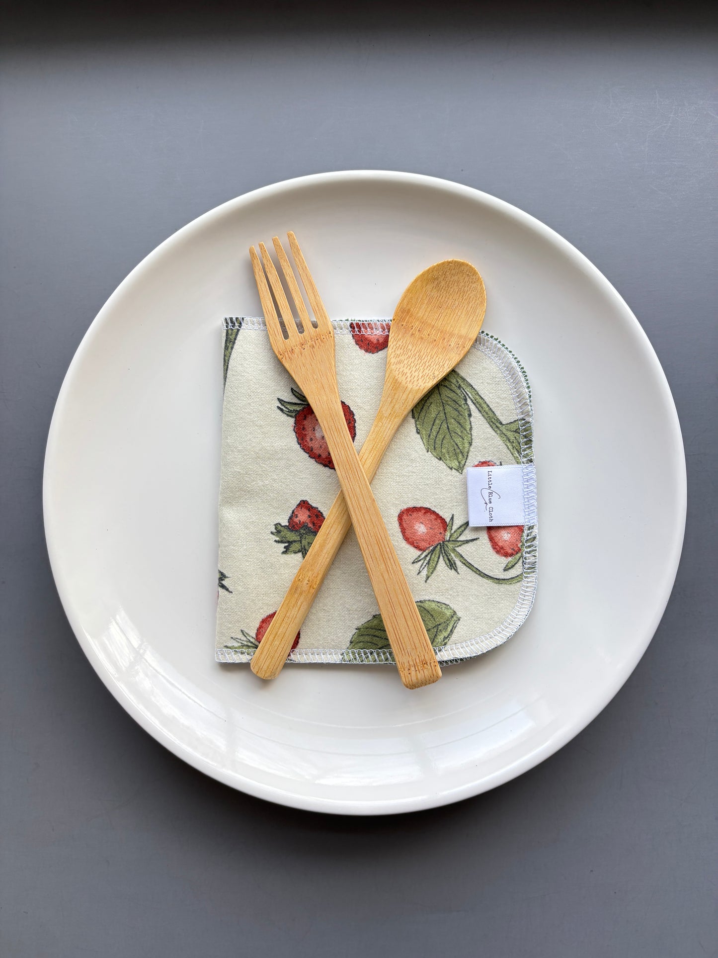 Vintage Strawberry Half Sheet Counter Towels