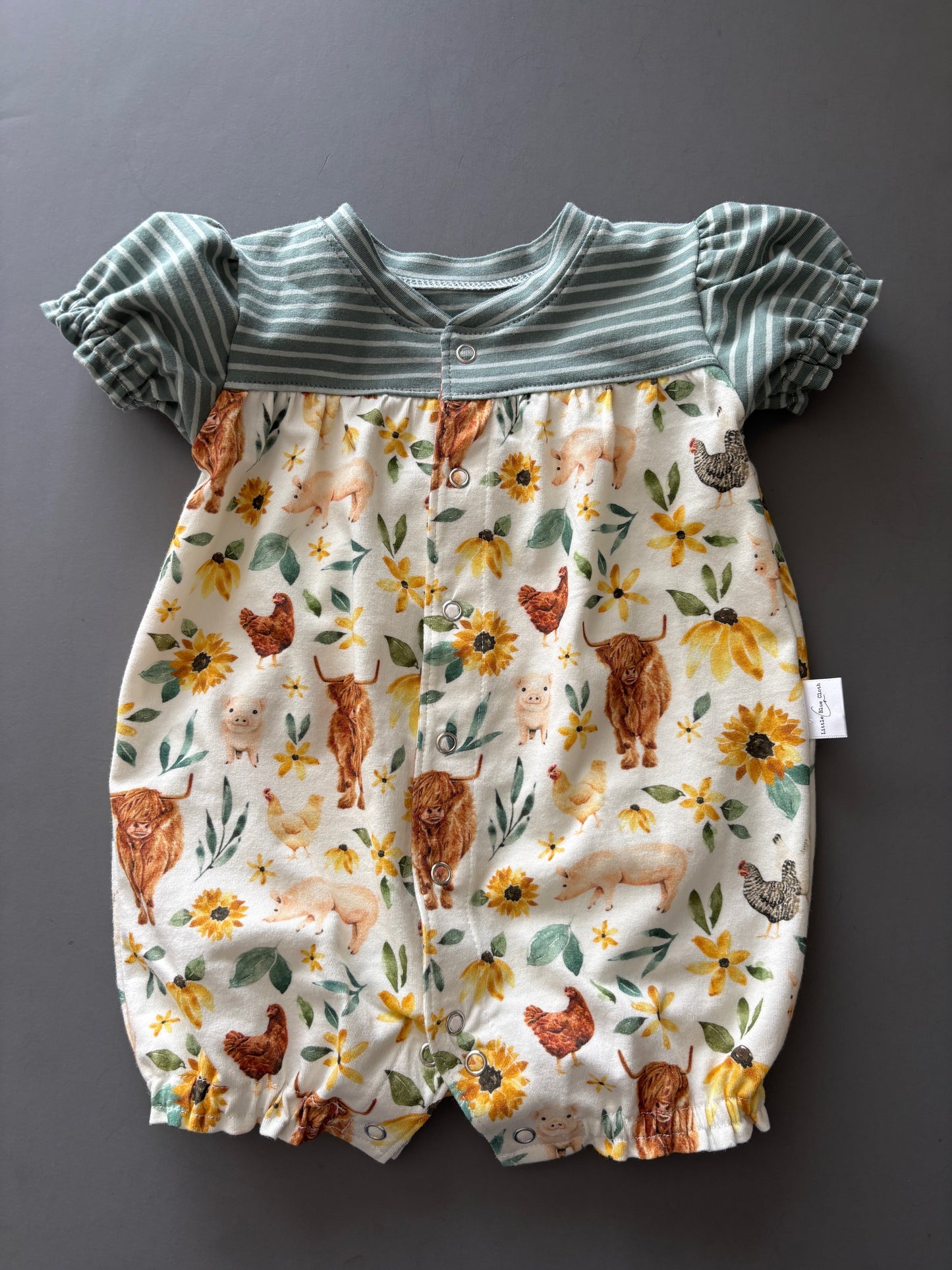 Highlander Roly Poly Bubble Romper- 6M