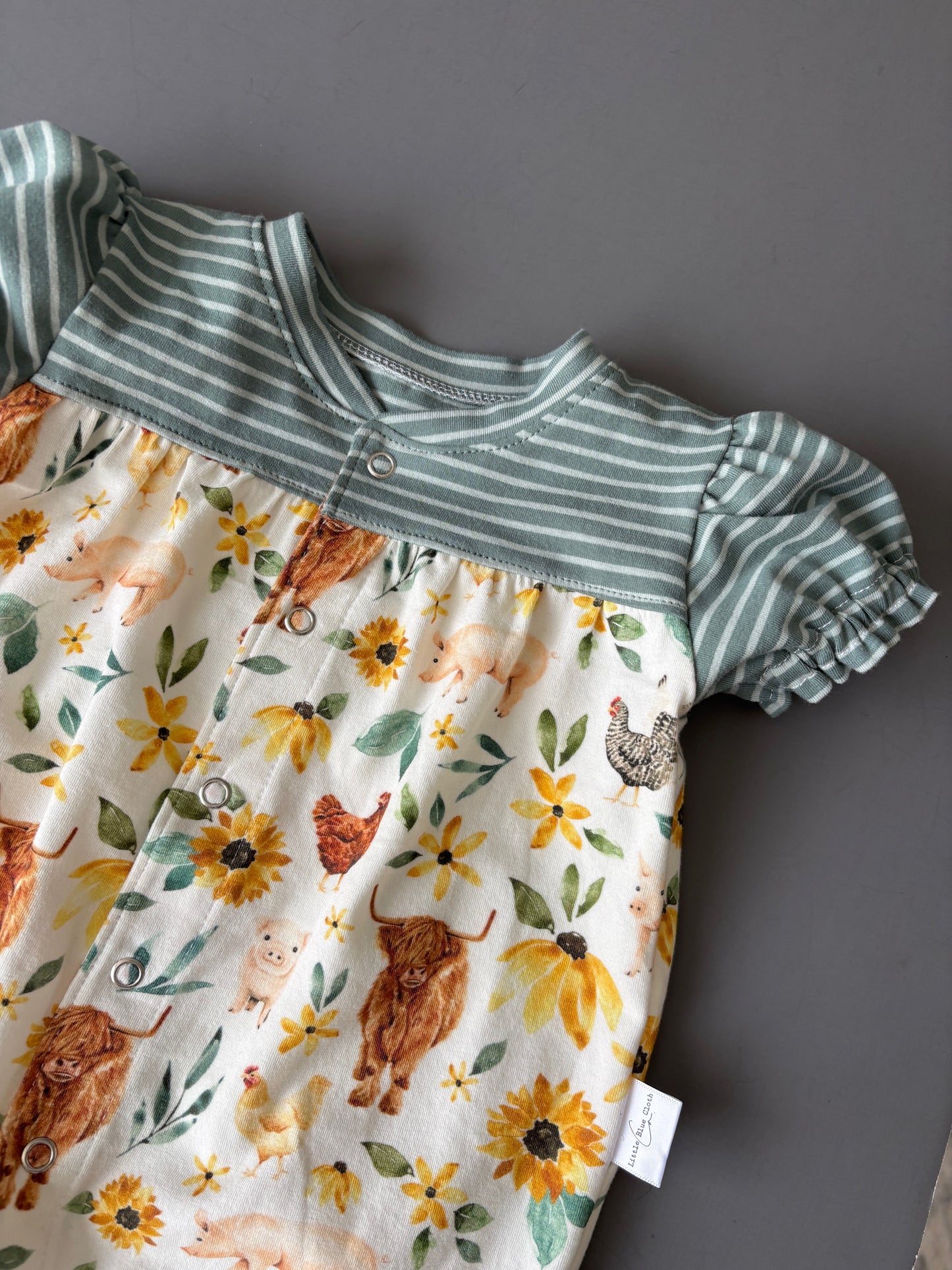 Highlander Roly Poly Bubble Romper- 6M