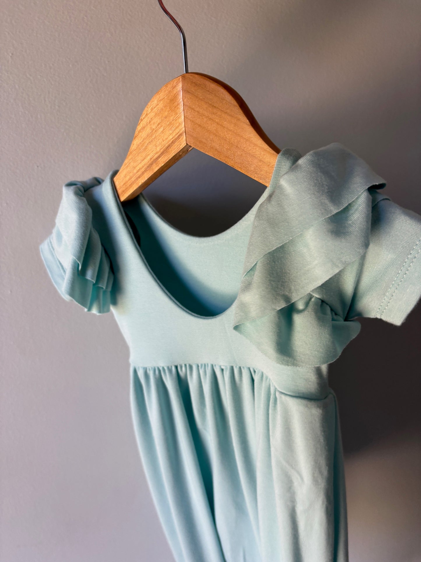 Rain Magnolia Bamboo Romper- 6-9M