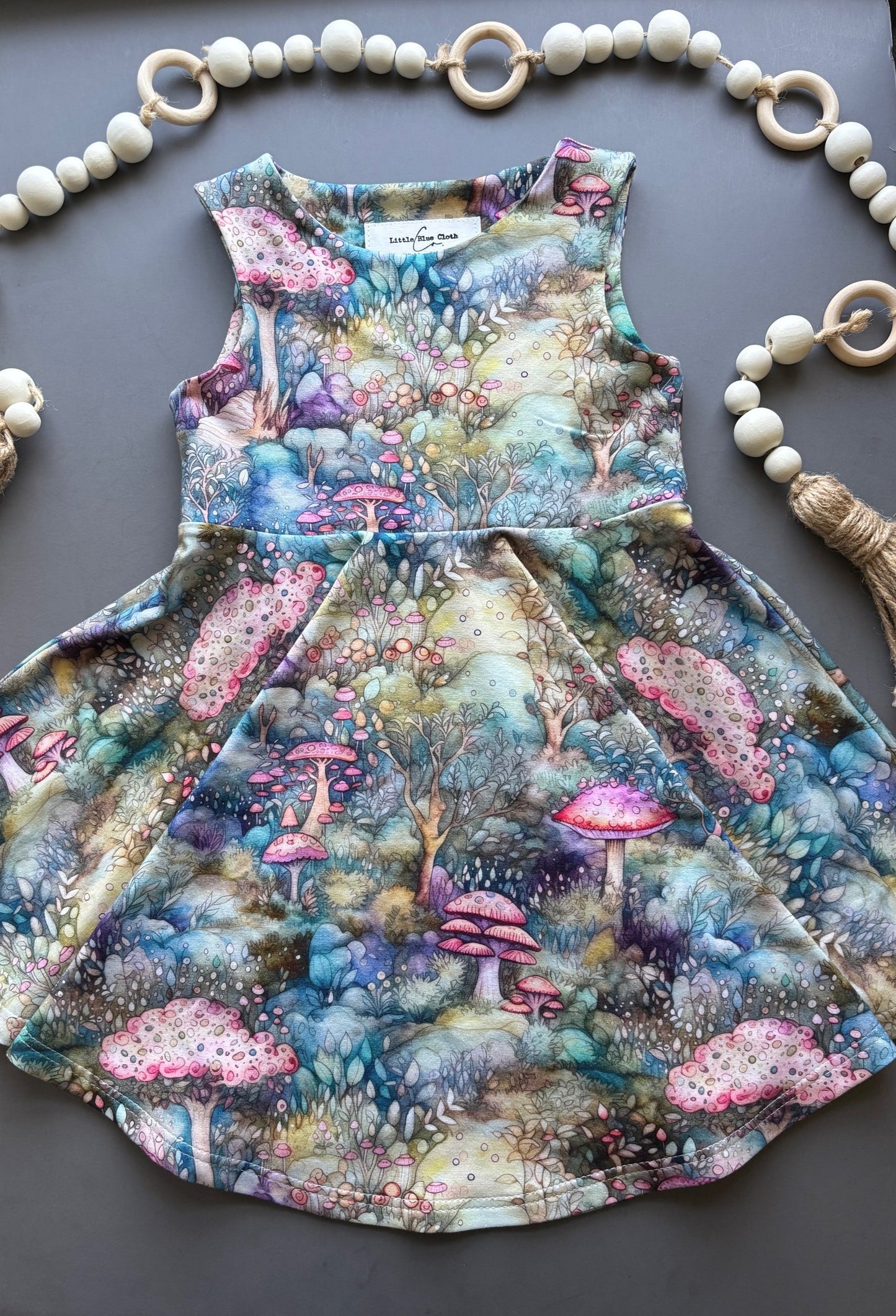 Enchanted Forest Tofino Bamboo Twirl Dress- 4T