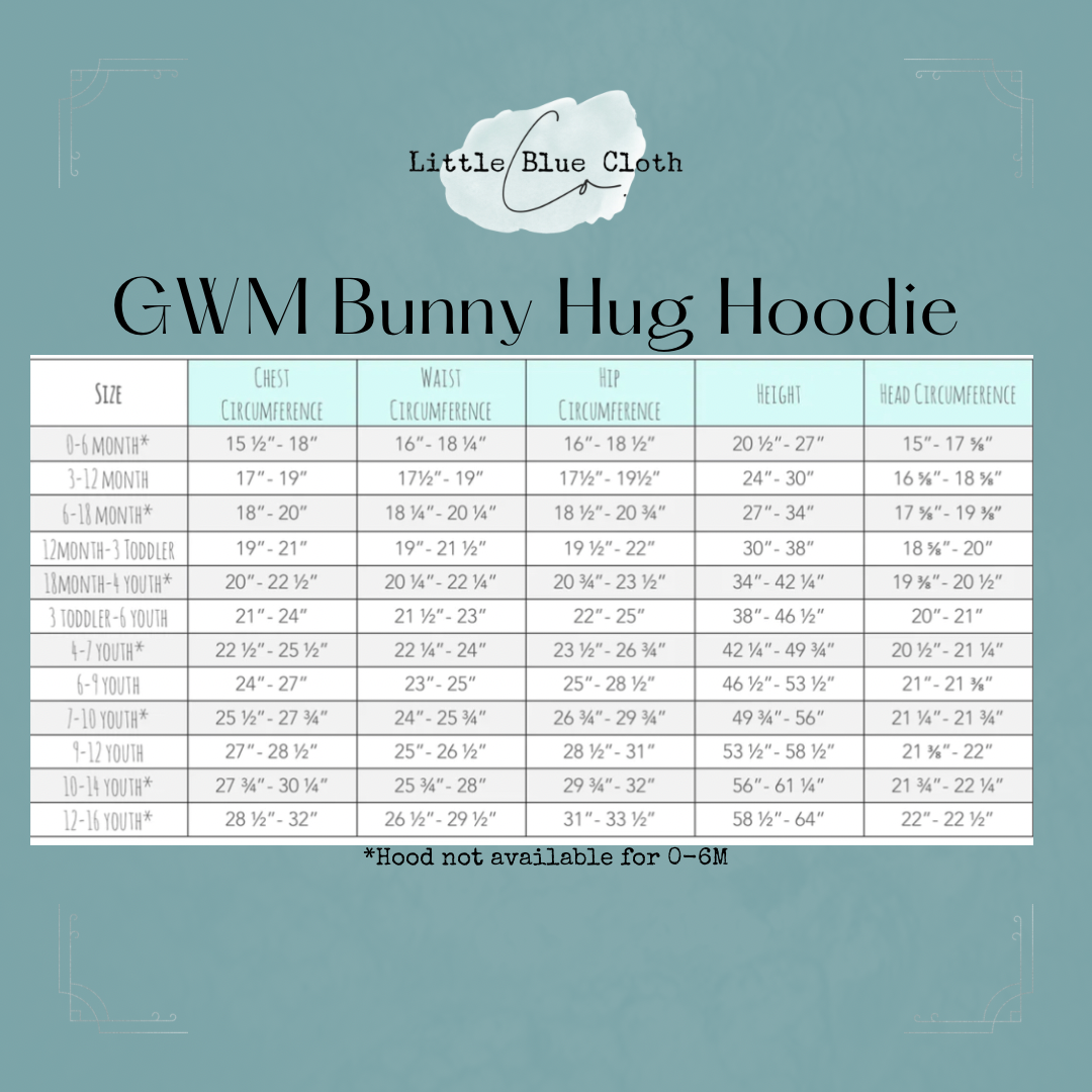 GWM Homeschool Bunny Hug Hoodie