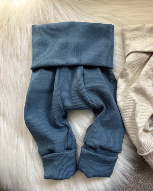 Indigo Grow With Me Gusset Pants