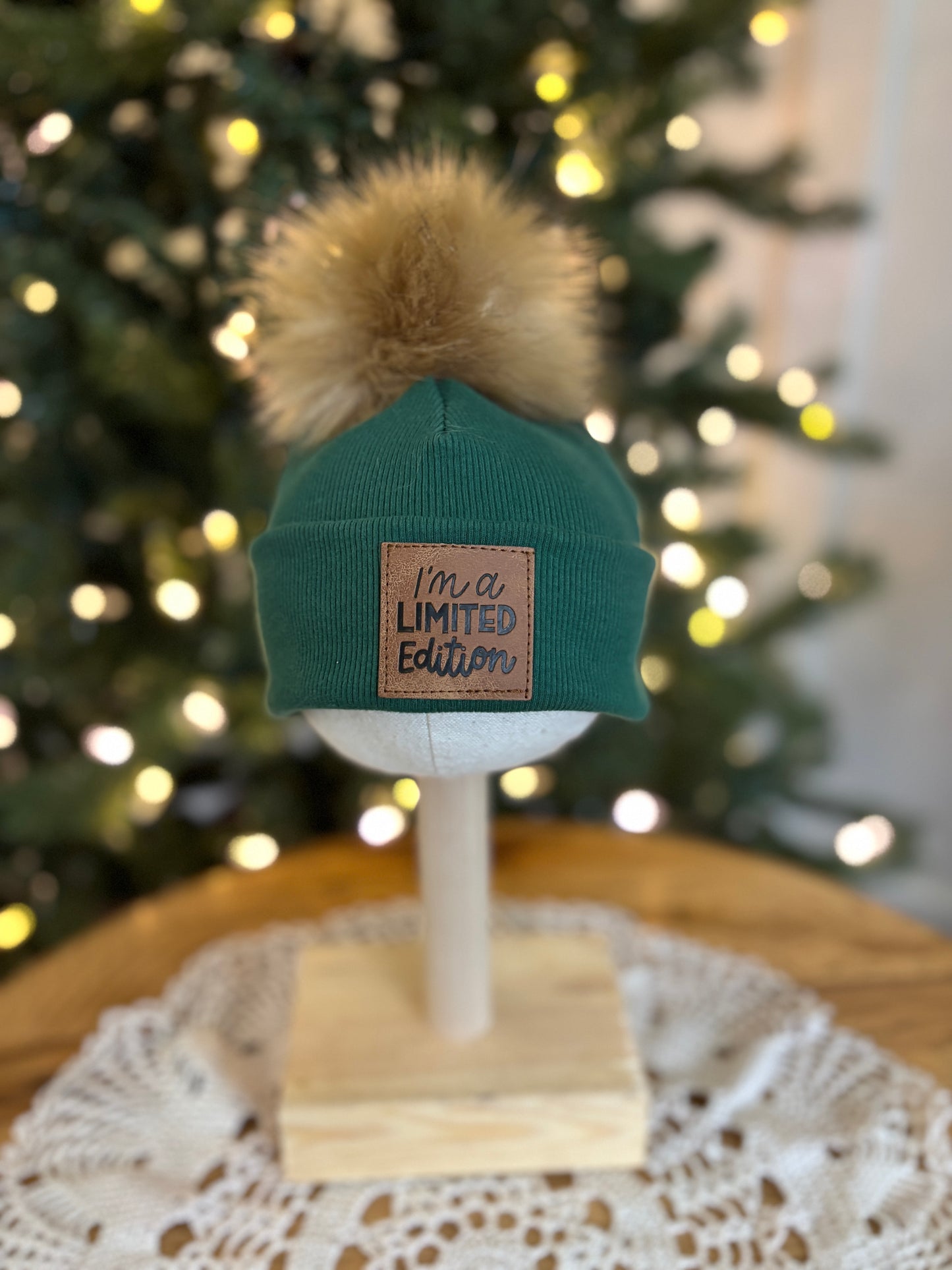 Limited Edition Evergreen Beanie- Newborn