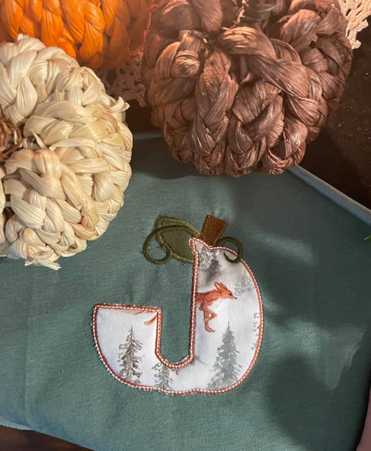 Pumpkin Initial Covers READY TO SHIP